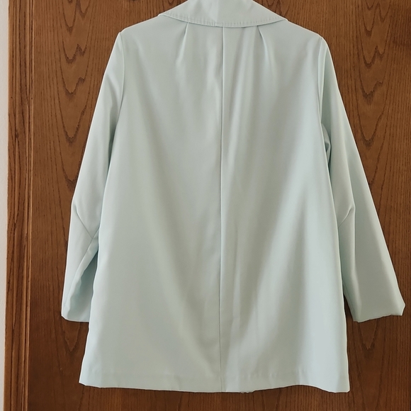 Misses Vintage ILGWU Lightweight coat in lt blue; appr Size L - 16/18 - Picture 3 of 9